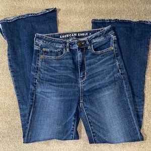 AE super stretch flare jeans